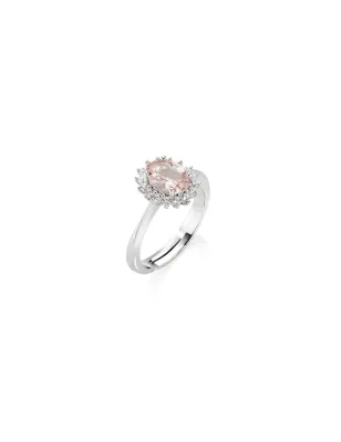 Anello Mini Royal Lady con Morganite mis.16/20 Donna Amen