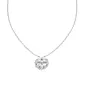 Collana Quadricuore Magnetico Bianco Donna Amen Collana Quadricuore Magnetico Bianco Donna Amen