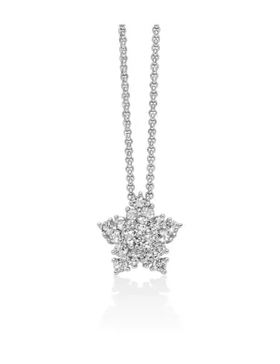 Collana argento stella topazi bianchi CLD5227 Donna Miluna
