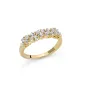 Anello argento dorato topazi bianchi veretta LID3958G Donna Miluna Anello argento dorato topazi bianchi veretta LID3958G Donna Miluna