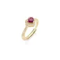 Anello Dorato Dolce Cuore Rubino mis.16/20 Donna Amen