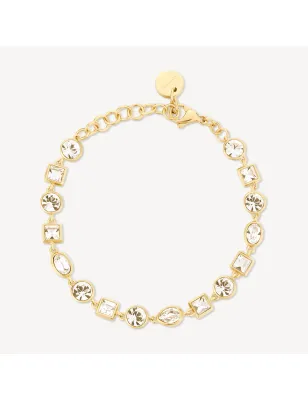 Bracciale Dorato Symphonia con cristalli Donna Brosway