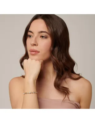 Bracciale Dorato Symphonia con cristalli Donna Brosway