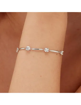 Bracciale Semirigido con Zirconi Bianchi Donna Brosway