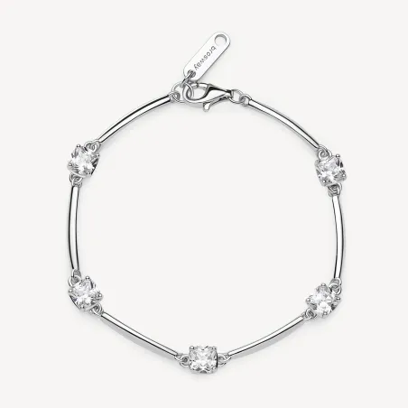 Bracciale Semirigido con Zirconi Bianchi Donna Brosway