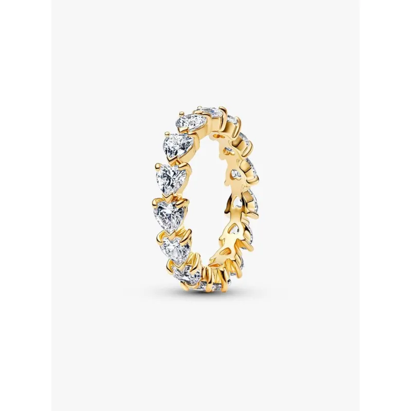 Anello Dorato Fascia di Cuori mis.54 Donna Pandora Anello Dorato Fascia di Cuori mis.54 Donna Pandora