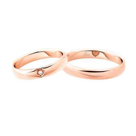 ANELLO FEDE NUZIALE IN ORO ROSA UOMO-DONNA POLELLO 