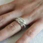 Anello Filodellavita 13 fili Argento e Diamanti m 16 Donna Rubinia Anello Filodellavita 13 fili Argento e Diamanti m 16 Donna Rubinia