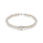 Bracciale perle diamanti oro bianco Donna Miluna Le Perle