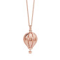 COLLANA SUONAMORE MONGOLFIERA PLACCATO ORO ROSA LE BEBE'