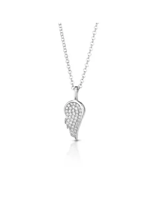 Collana pendente Ala argento zirconi Donna Roberto Giannotti