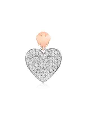 Orecchini doppio cuore pendente Donna Roberto Giannotti