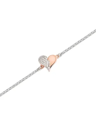 Bracciale con Cuore e Ala Donna Roberto Giannotti