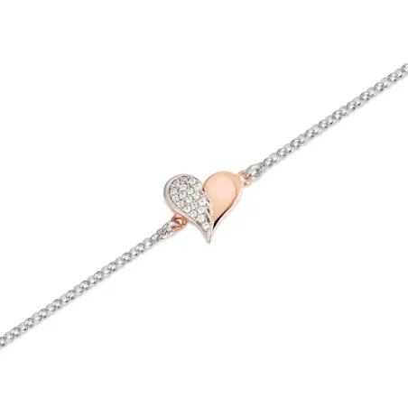 Bracciale con Cuore e Ala Donna Roberto Giannotti
