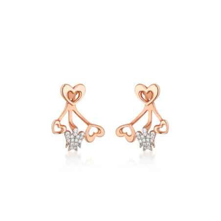 ORECCHINI CON ANGELO E CUORI DONNA ROBERTO GIANNOTTI 