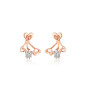 ORECCHINI CON ANGELO E CUORI DONNA ROBERTO GIANNOTTI 