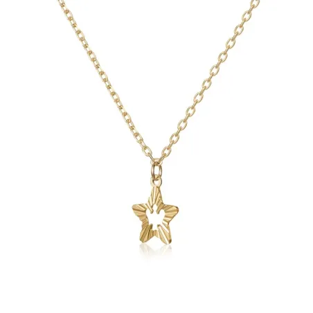 Collana con Stella e Angelo traforato in Oro Roberto Giannotti