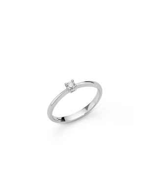 ANELLO SOLITARIO IN ORO DONNA MILUNA I DIAMANTI