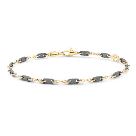 Bracciale in Titanio e Oro Giallo 18Kt Uomo Zancan