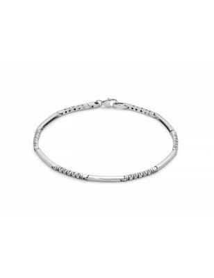 BRACCIALE ORO BIANCO DONNA MILUNA I DIAMANTI