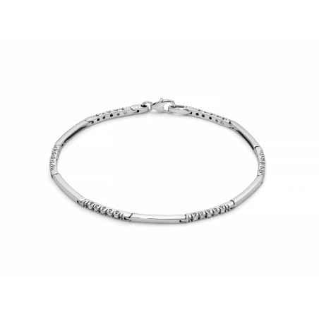 BRACCIALE ORO BIANCO DONNA MILUNA I DIAMANTI