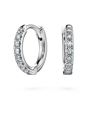 Orecchini a cerchio Eternity Donna Swarovski