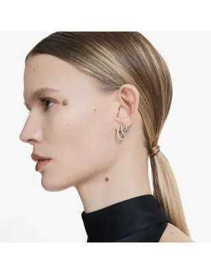 Orecchini a cerchio Eternity Donna Swarovski