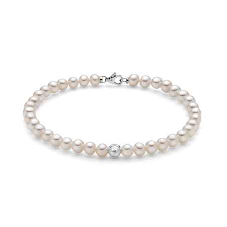 Bracciale PERLE BOULE ORO Donna Miluna Le Perle
