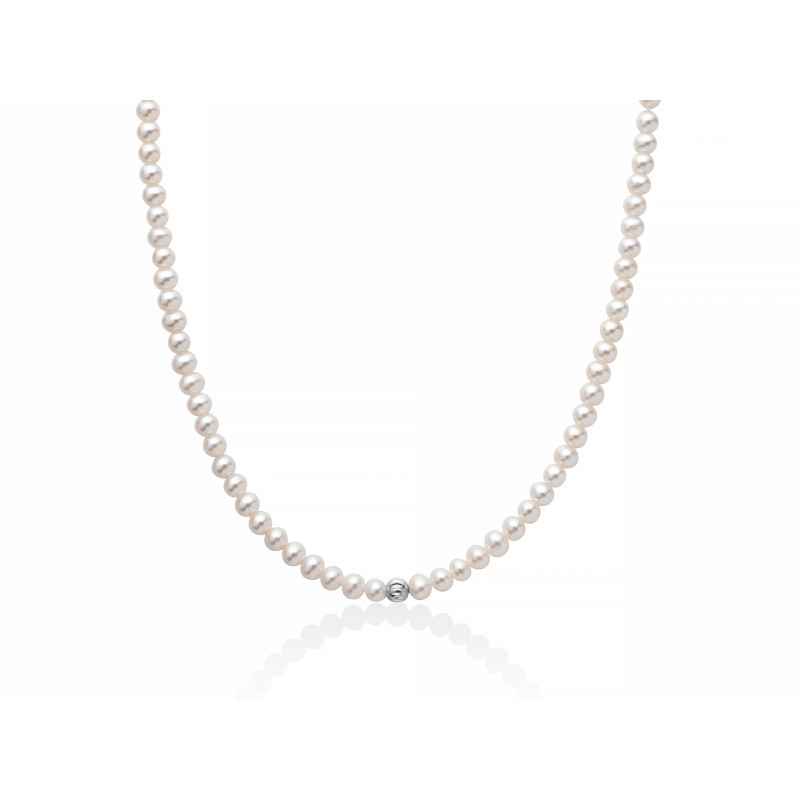 Collana PERLE BOULE ORO Donna Miluna Le Perle