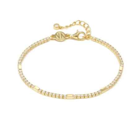 Bracciale Tennis Dorato Petit Sparkle Donna Nomination