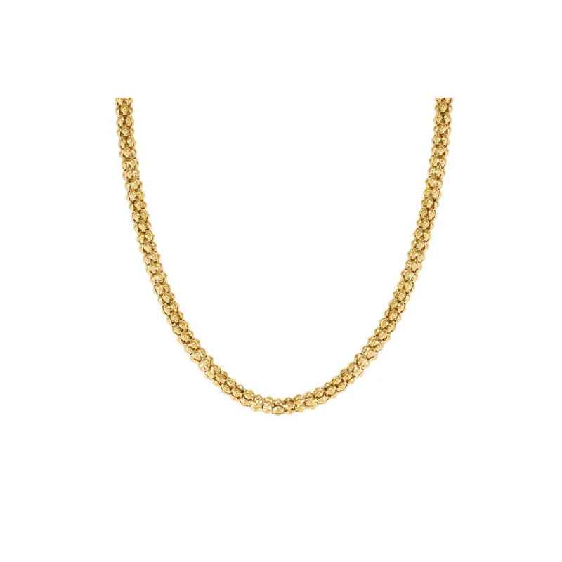 Collana Dorata Ecclettica Corta Maglia Lavorata Donna Nomination Collana Dorata Ecclettica Corta Maglia Lavorata Donna Nomination