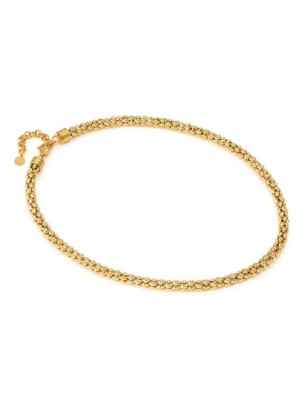 Collana Dorata Ecclettica Corta Maglia Lavorata Donna Nomination