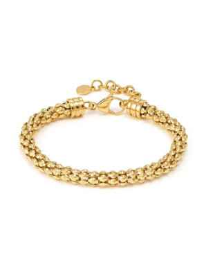 Bracciale Dorato Ecclettica Maglia Lavorata Donna Nomination