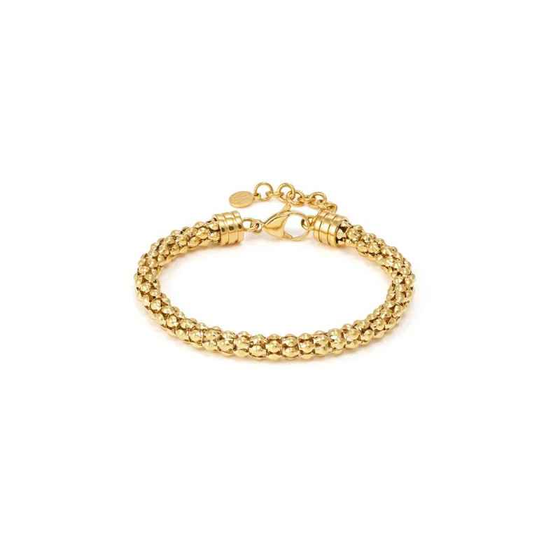 Bracciale Dorato Ecclettica Maglia Lavorata Donna Nomination