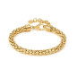 Bracciale Dorato Ecclettica Maglia Lavorata Donna Nomination