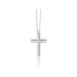 COLLANA CON CROCE ORO BIANCO DONNA MILUNA I DIAMANTI