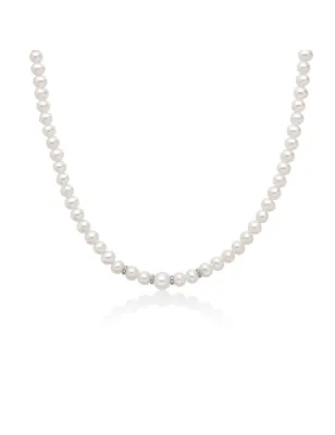 Collana Perle Boule e Fantasia Donna Miluna Le Perle