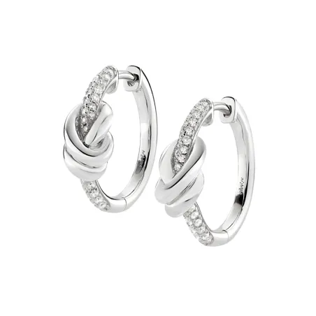 Orecchini Nodo d'Amore in Ottone con Zirconi Donna Amen - category_name - XDMG De Marchi Gianotti