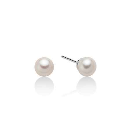 Orecchini oro bianco perle 7-7,5mm PPN775BMV3 Donna Miluna PPN775BMV3 Miluna