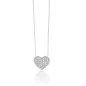 Collana di Diamanti con cuore medio Donna Miluna