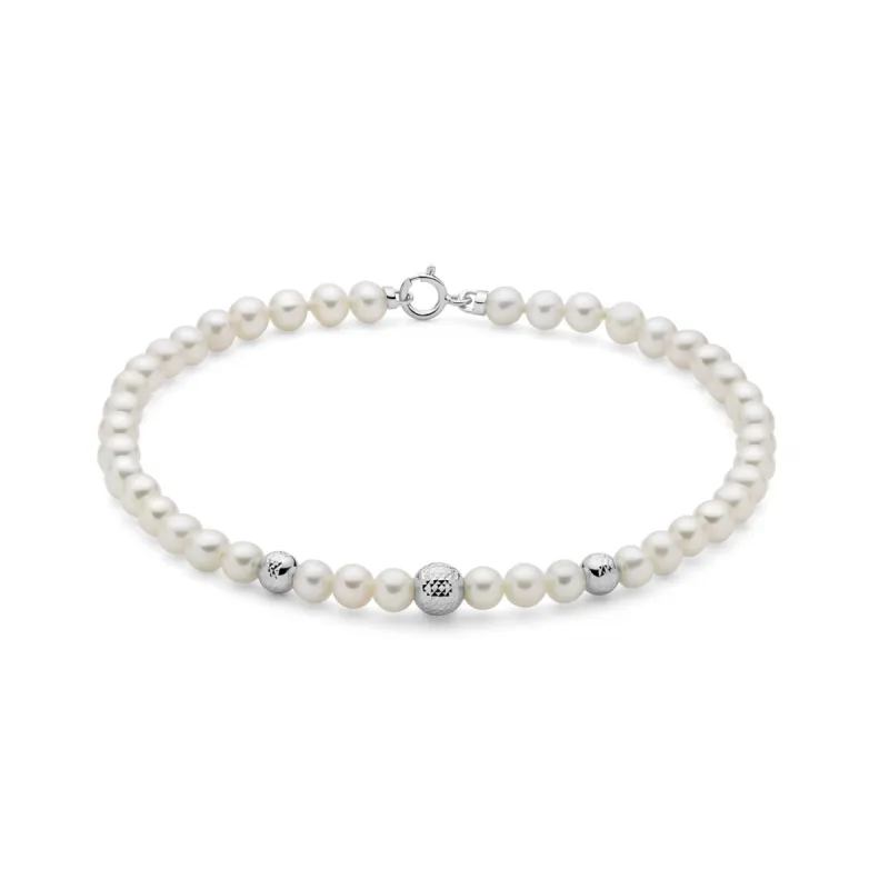Bracciale Perle Boule e Fantasia Donna Miluna