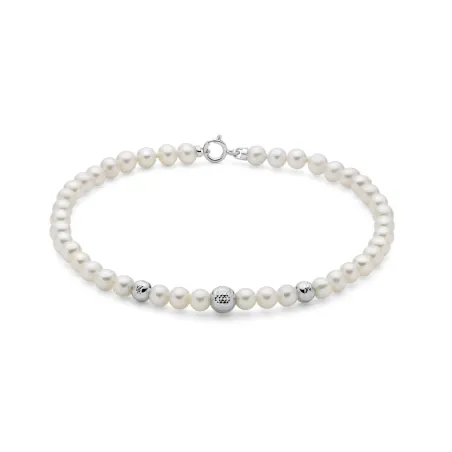 Bracciale Perle Boule e Fantasia Donna Miluna