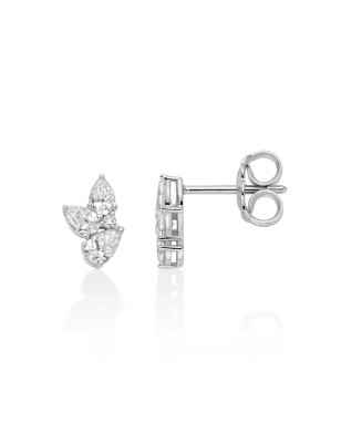 Orecchini di diamanti taglio goccia Donna Miluna