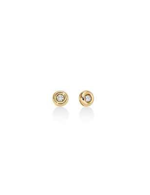 Orecchini ERD2920G-010 Punto Luce Oro Giallo 0.10ct Donna Miluna