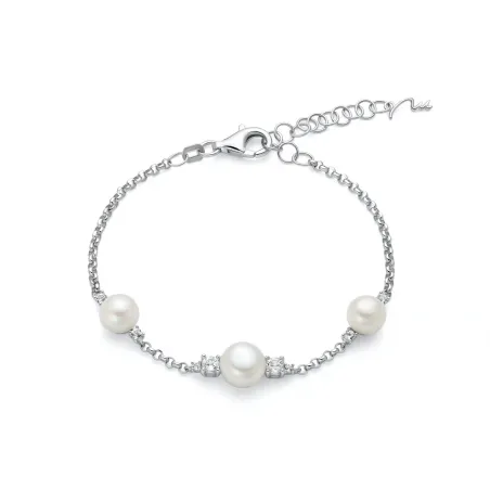Bracciale argento perle topazi Andromeda PBR3752 Donna Miluna