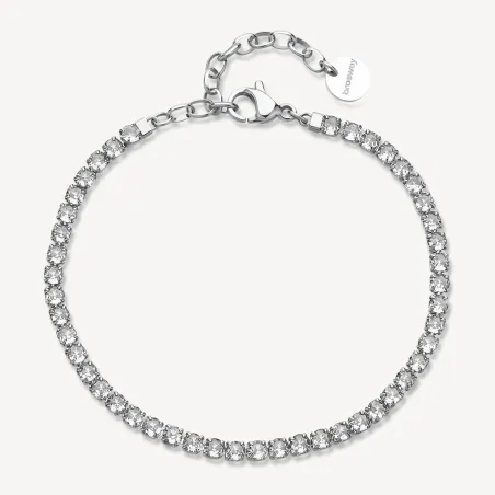 Bracciale Tennis Desideri con Zirconi Bianchi Donna Brosway