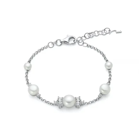 Bracciale argento perle topazi Andromeda PBR3753 Donna Miluna