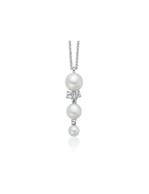 Collana Filo di perle 4-4,5 mm Donna Miluna