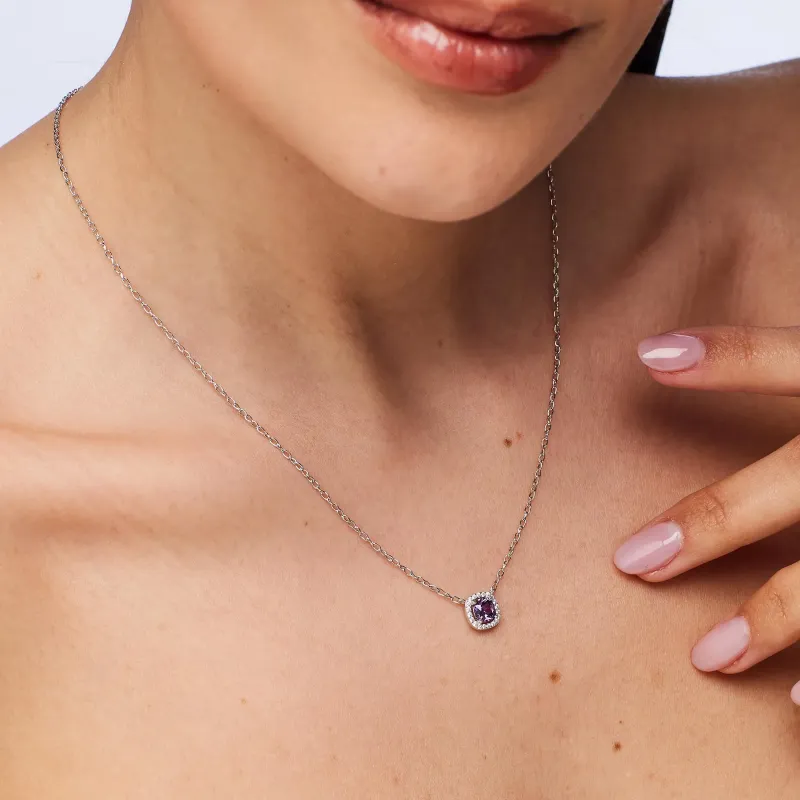 Girocollo Fancy Zircone centrale Viola Donna Brosway