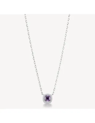 Girocollo Fancy Zircone centrale Viola Donna Brosway